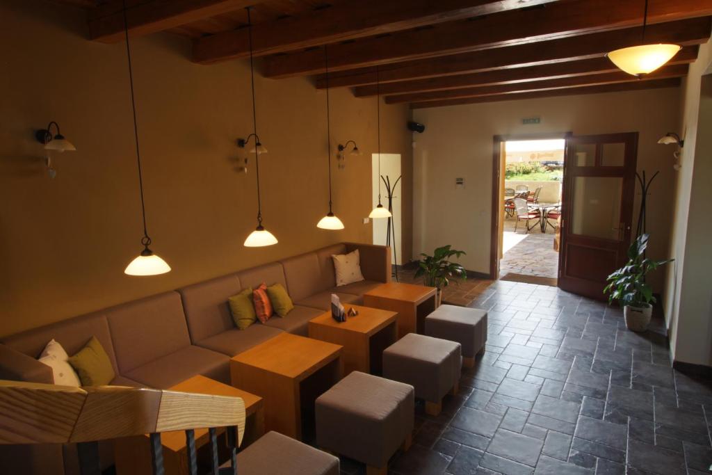 Część wypoczynkowa w obiekcie Hotel a restaurace Palfrig