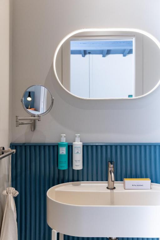 Koupelna v ubytování Riva Rooms