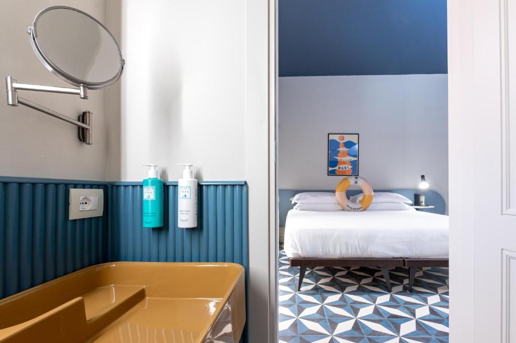 Koupelna v ubytování Riva Rooms