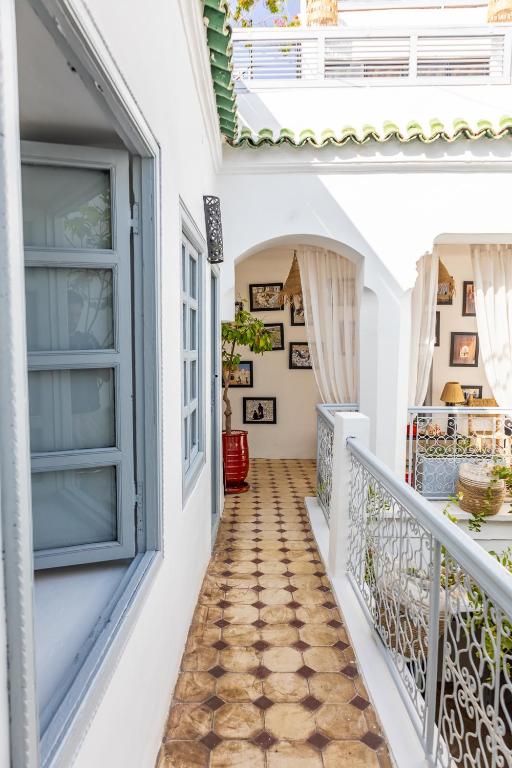 Balkón nebo terasa v ubytování Riad El Jadide