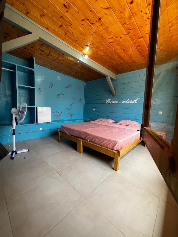Postel nebo postele na pokoji v ubytování Casa Madeira