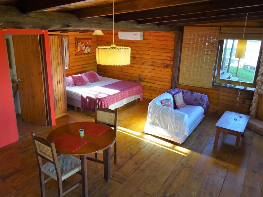 Postel nebo postele na pokoji v ubytování En calma