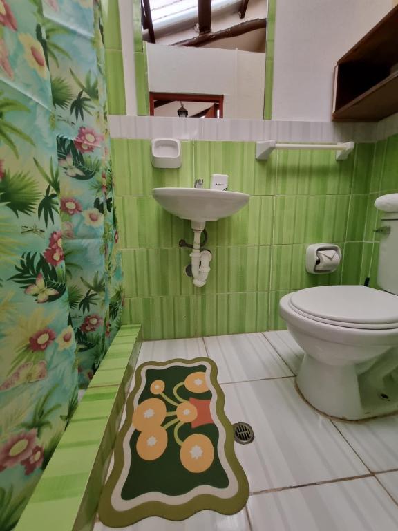 Koupelna v ubytování La Casa de Laura - Plaza