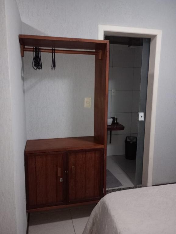Postel nebo postele na pokoji v ubytování Flat Lugar dos Sonhos