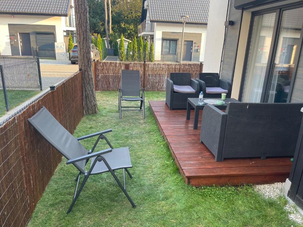 Zahrada ubytování Horizon Park 1 - Balkon Taras i parking