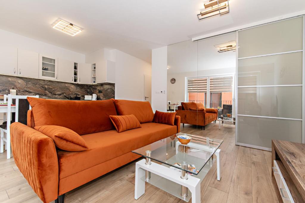 Posezení v ubytování Apartmán Jeannine
