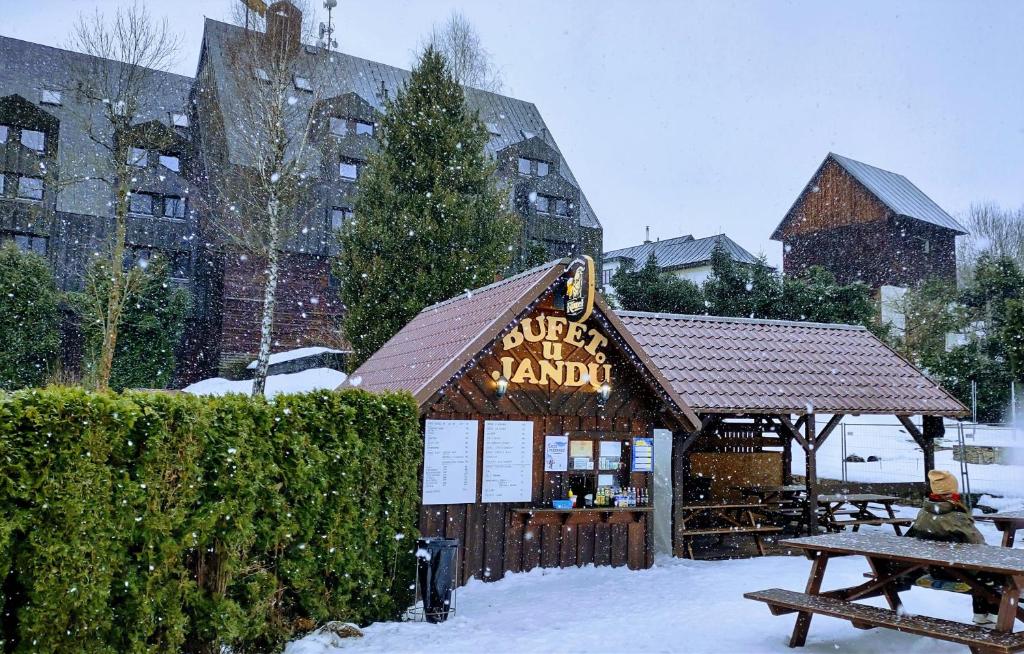 Sporthotel Bohemia v zimě