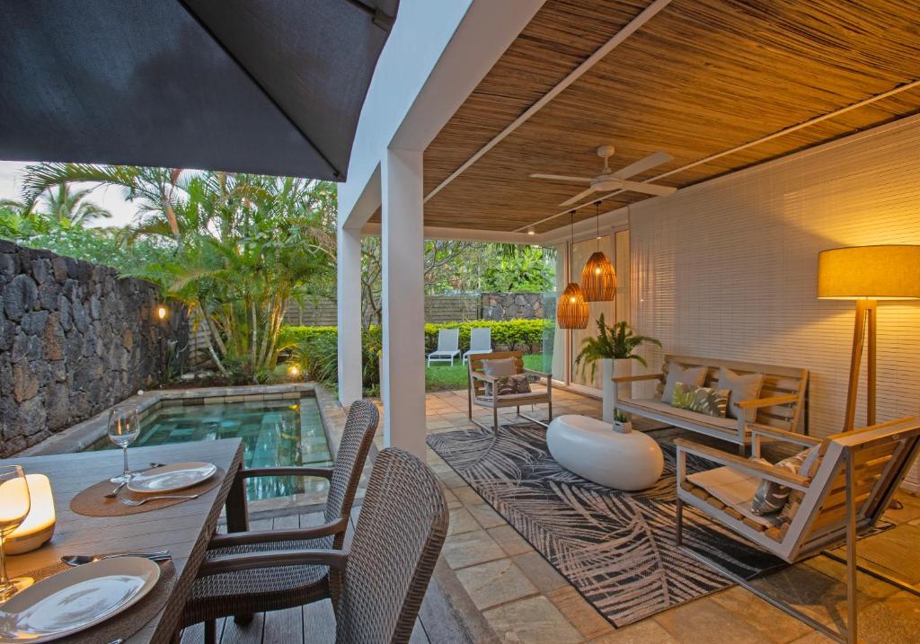 Χώρος καθιστικού στο La Rafale So Beach Villas