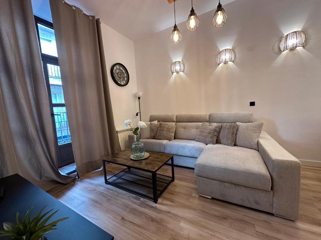 Posezení v ubytování Elvira 54 Apartment