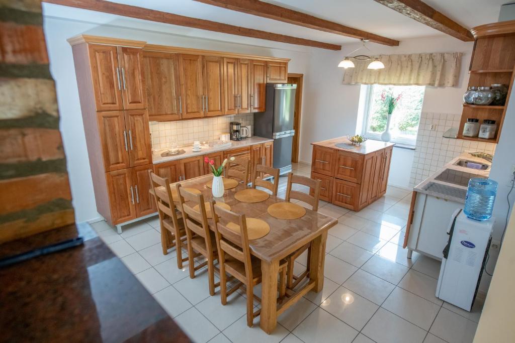 Kuchyň nebo kuchyňský kout v ubytování Villa Lux Kolasin