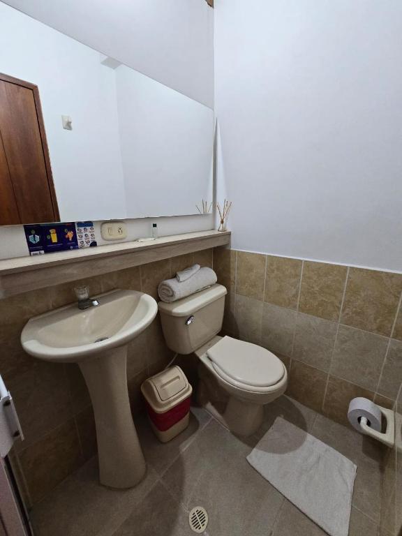 Koupelna v ubytování Ayenda Torre 2