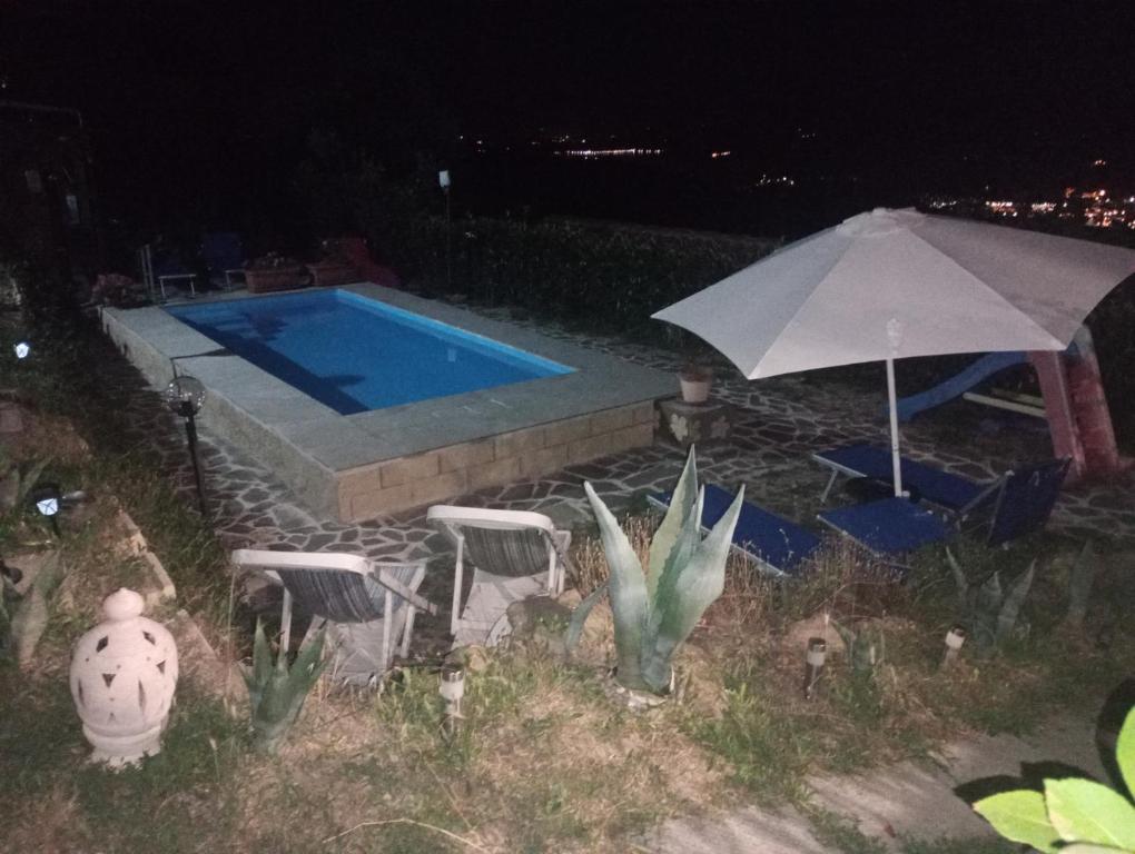 Bazén v ubytování Il Podere di Massi nebo v jeho okolí