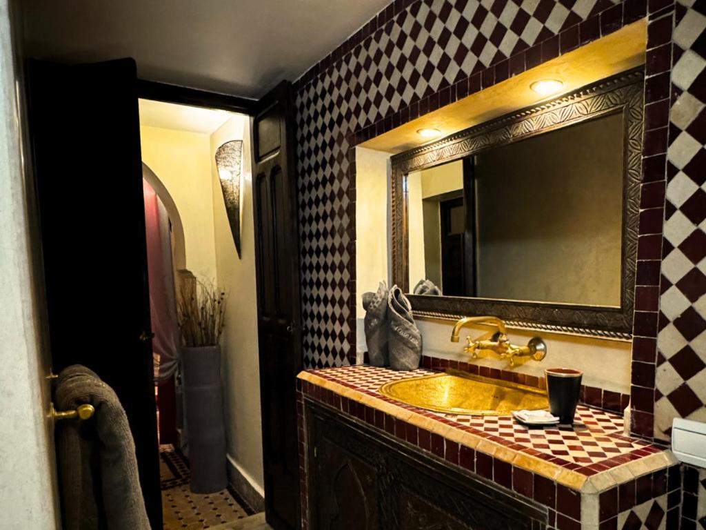 Koupelna v ubytování Riad Casa Lalla