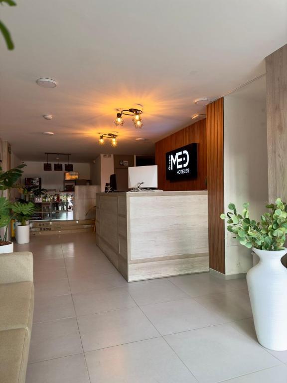 Vstupní hala nebo recepce v ubytování Hotel Med Llanogrande