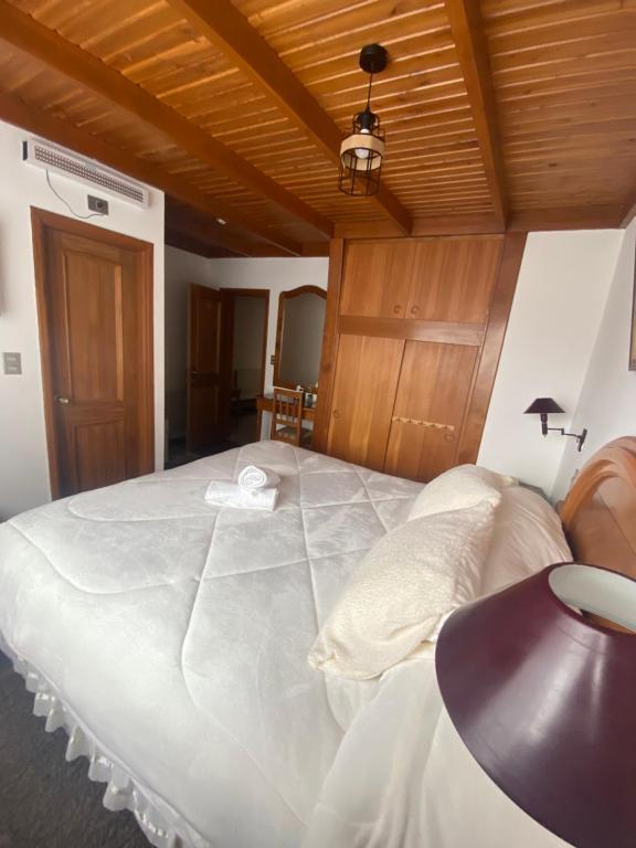Cama ou camas em um quarto em Hotel Küyen-Ko Pucón