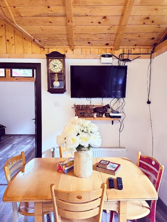 TV a/nebo společenská místnost v ubytování Casa Rustic