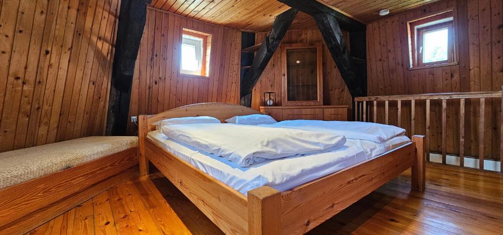 Katil atau katil-katil dalam bilik di F -Haus FH10 "Die Alte Mühle"