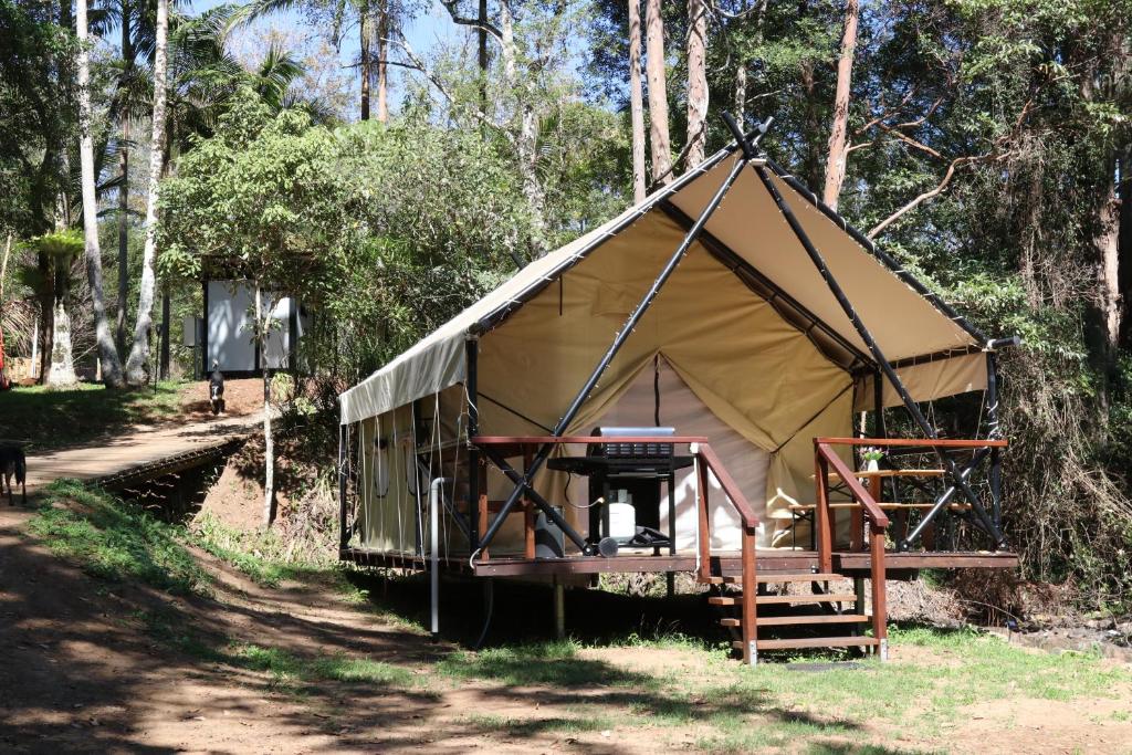 Příroda nedaleko luxury tent