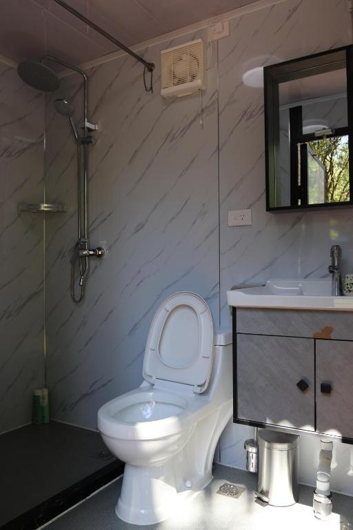 Koupelna v ubytování Creek Glamping Tent