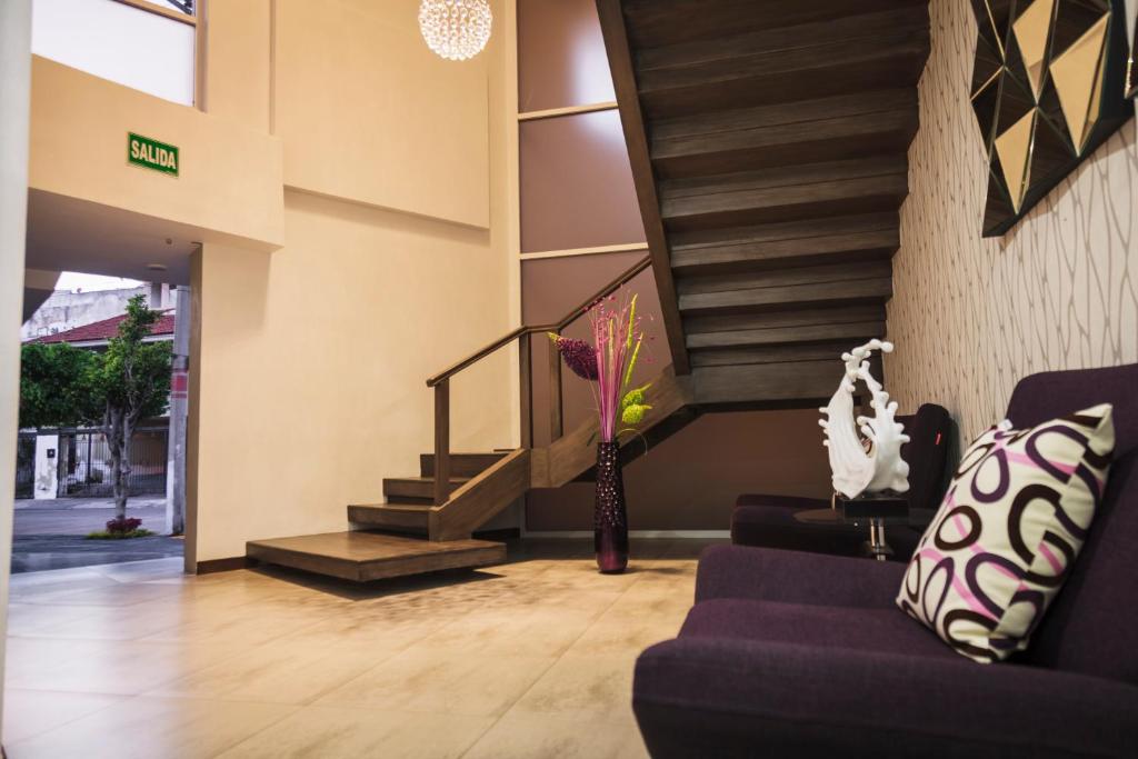Posezení v ubytování Hotel Platino Expo Guadalajara