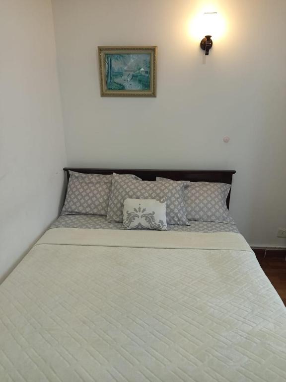 Postel nebo postele na pokoji v ubytování Nuwara eliya Luxury Apartment