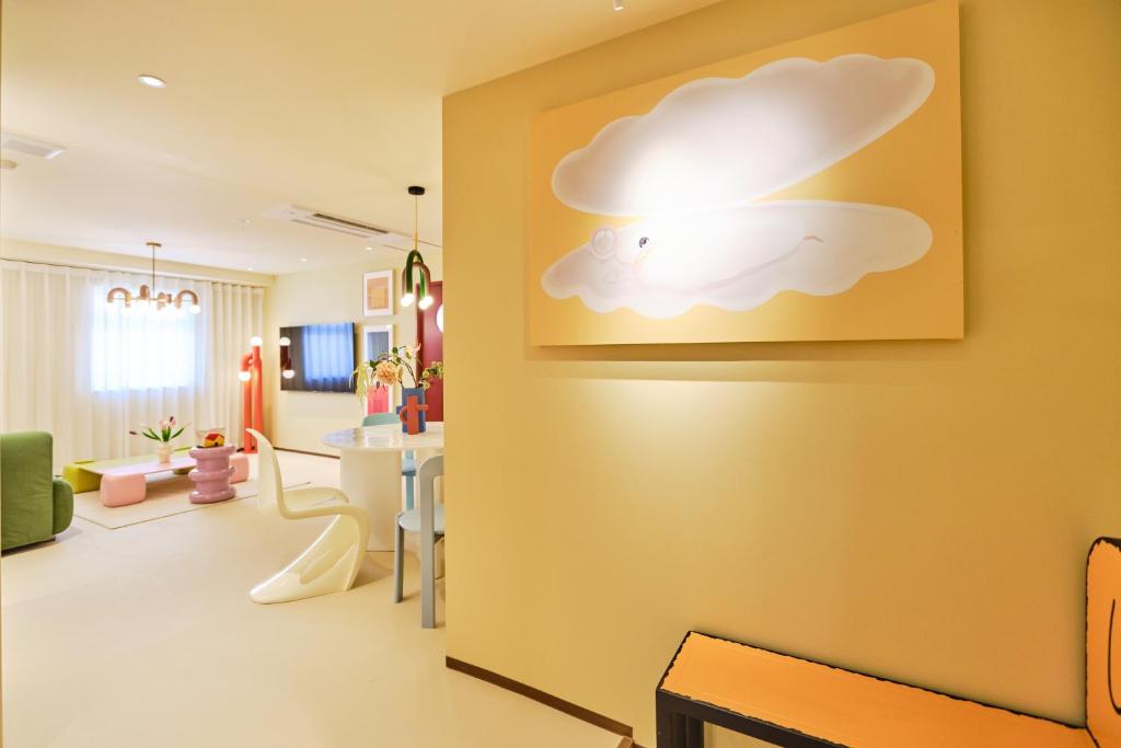Posezení v ubytování 寅ホテル 御徒町 TORA HOTEL Okachimachi