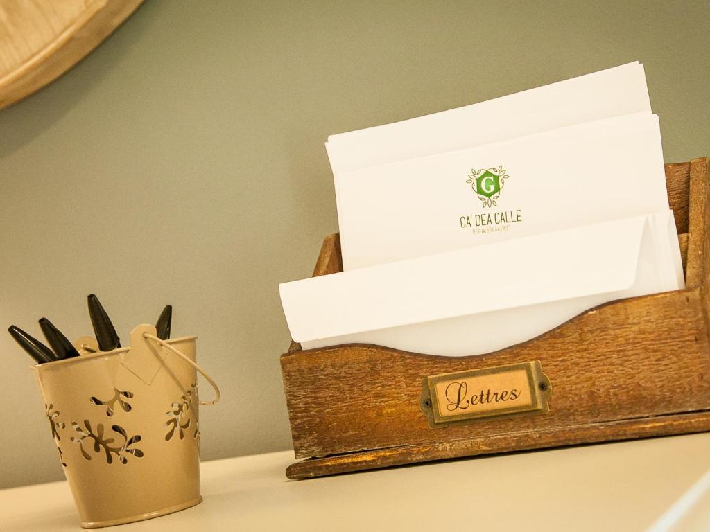Certifikát, ocenenie alebo iný dokument vystavený v ubytovaní B&B Cà Dea Calle
