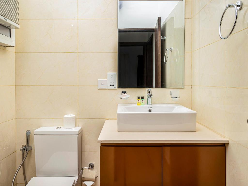 Koupelna v ubytování Corundum Breeze Negombo