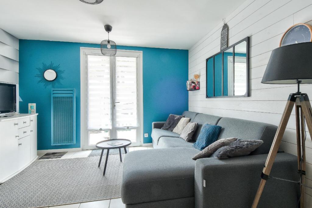 Et opholdsområde på À 450m de la plage, appartement pour 4