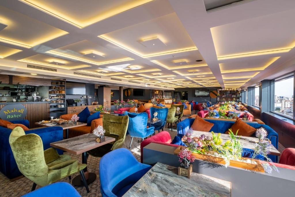 Posezení v ubytování Ma City Hotel