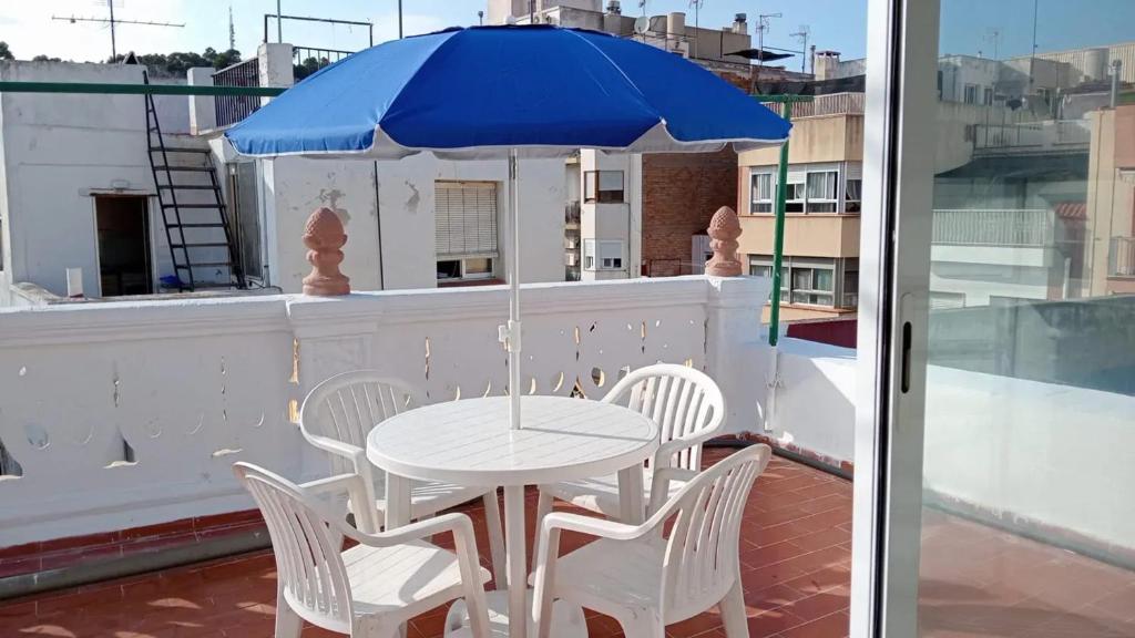Balkón nebo terasa v ubytování Comfortable apartment in La Ràpita 52 m² with terrace