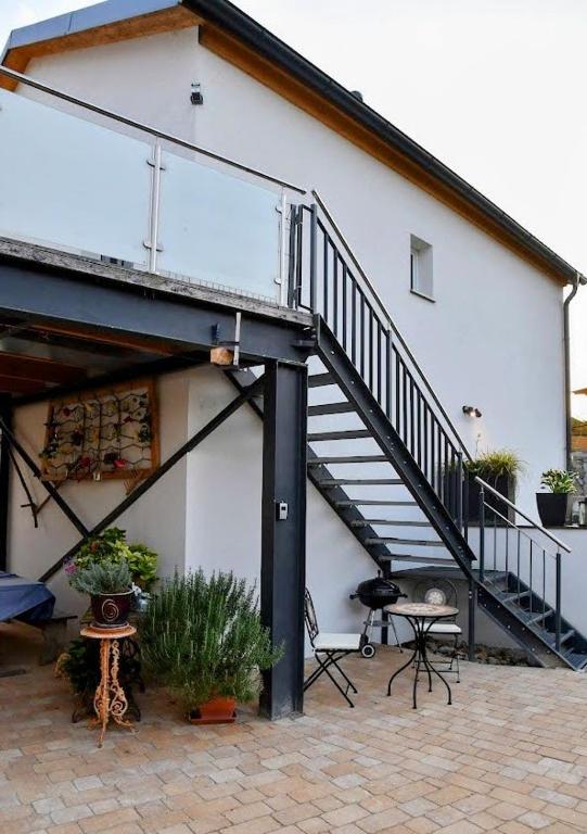 Balkón nebo terasa v ubytování Haus am Bächle