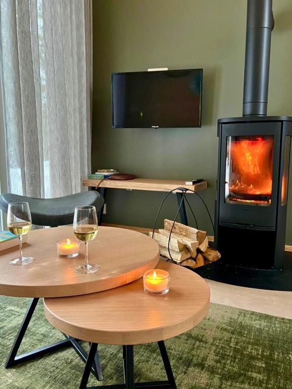 TV a/nebo společenská místnost v ubytování Arctic Home Experience
