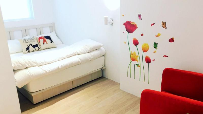 Postel nebo postele na pokoji v ubytování 4Plus Hostel