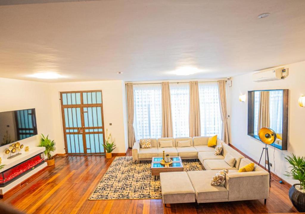 Posezení v ubytování Light Villas Gigiri