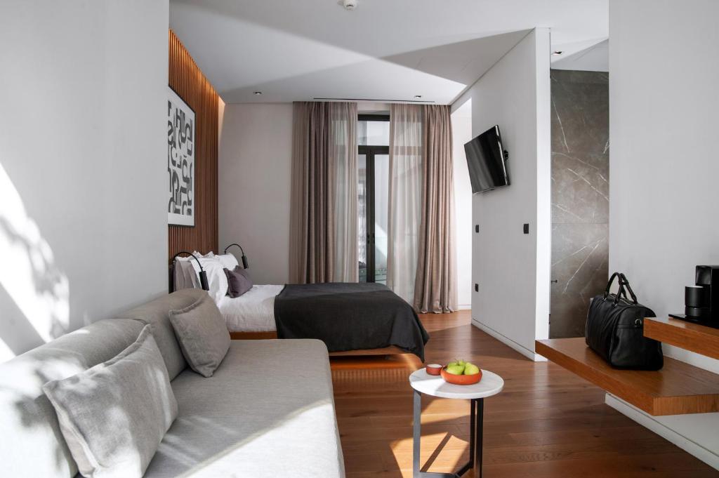 Posezení v ubytování The Editor Hotel Athens