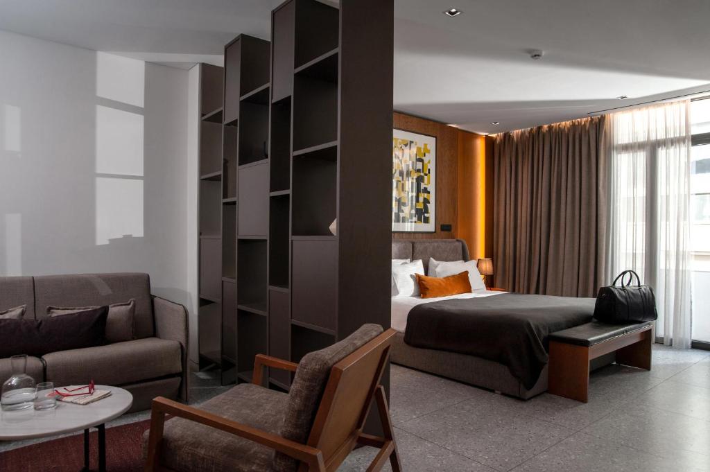 Posezení v ubytování The Editor Hotel Athens