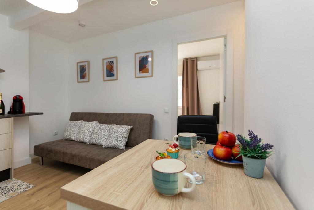 Posezení v ubytování Apartamentos Entrepuentes