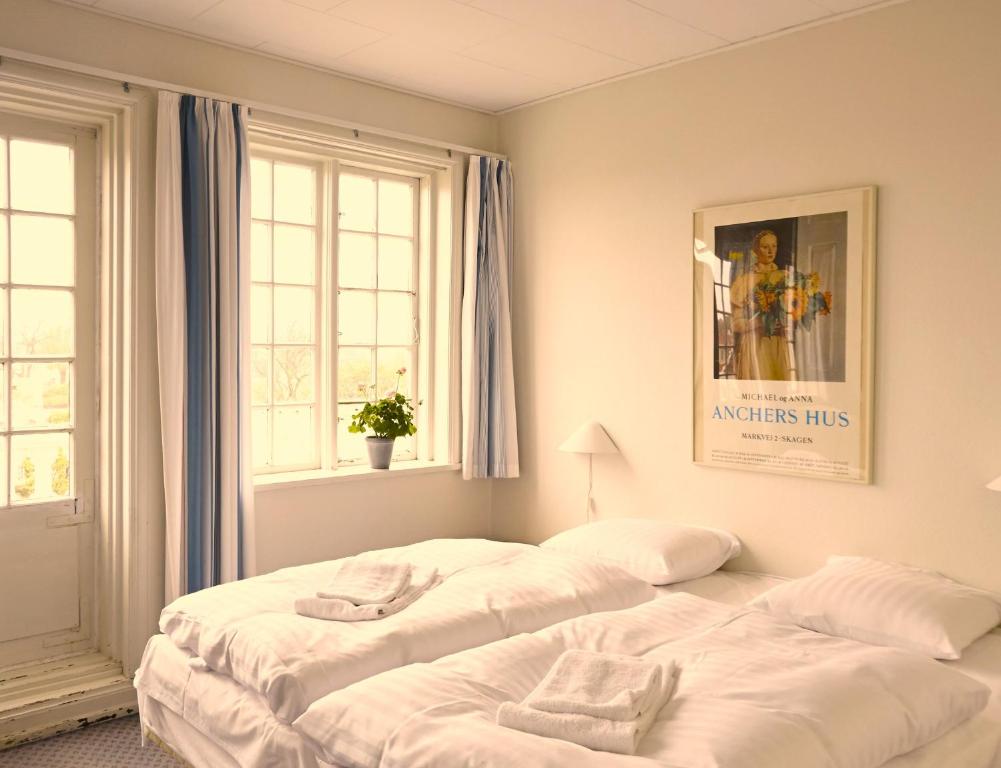 Voodi või voodid majutusasutuse Brøndums Hotel toas