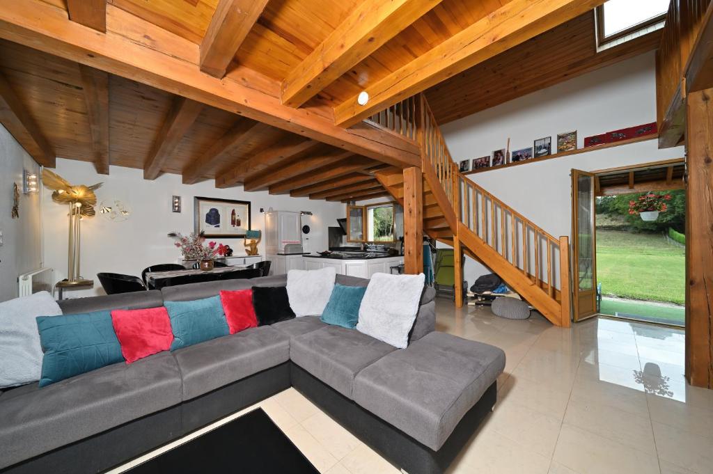 Posezení v ubytování Jolie Maison Vallee D'aure 4étoiles