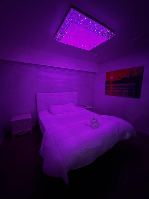 Postel nebo postele na pokoji v ubytování HOTEL AVIACIOn