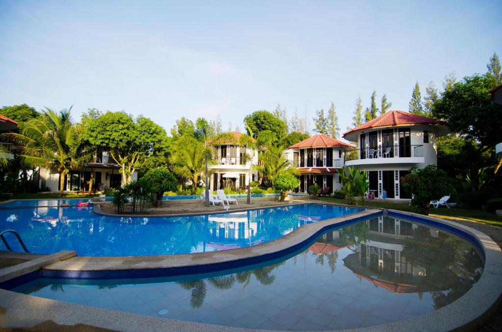 Bazén v ubytování Mango Spa & Resort nebo v jeho okolí