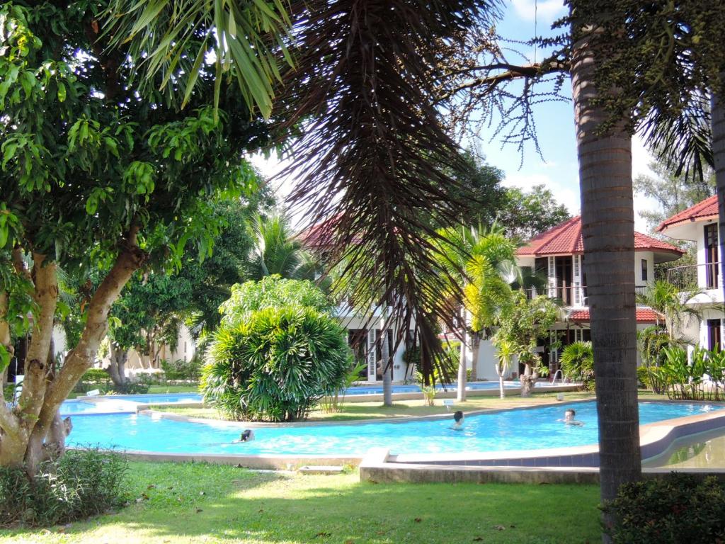 Bazén v ubytování Mango Spa & Resort nebo v jeho okolí