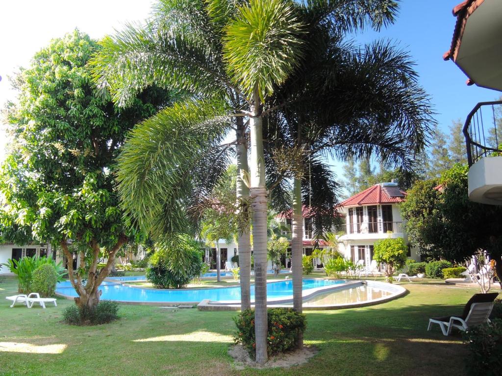 Bazén v ubytování Mango Spa & Resort nebo v jeho okolí