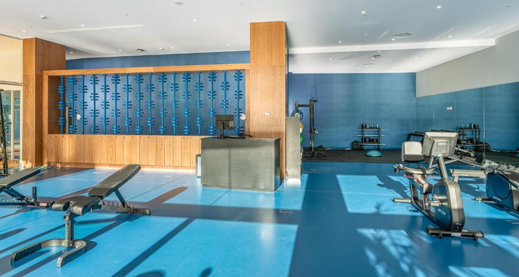 Fitness centrum a/nebo fitness zařízení v ubytování Mediterranean Palace