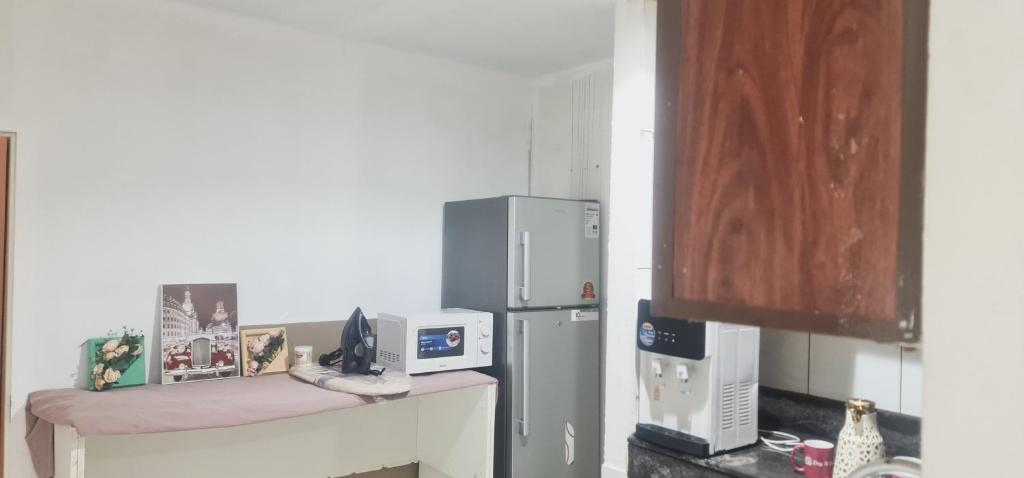 Kuchyň nebo kuchyňský kout v ubytování LA Gold hostel capsule
