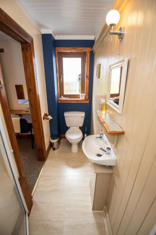 Koupelna v ubytování Arle Lodge
