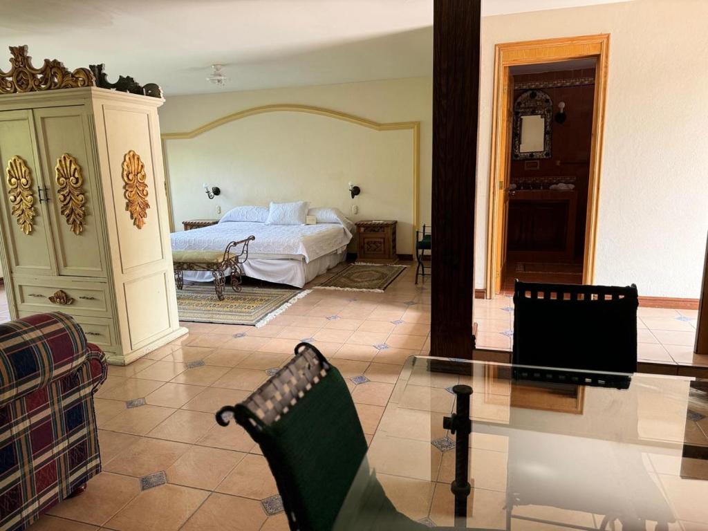Posezení v ubytování Hotel Ex Hacienda La Pitaya Querétaro