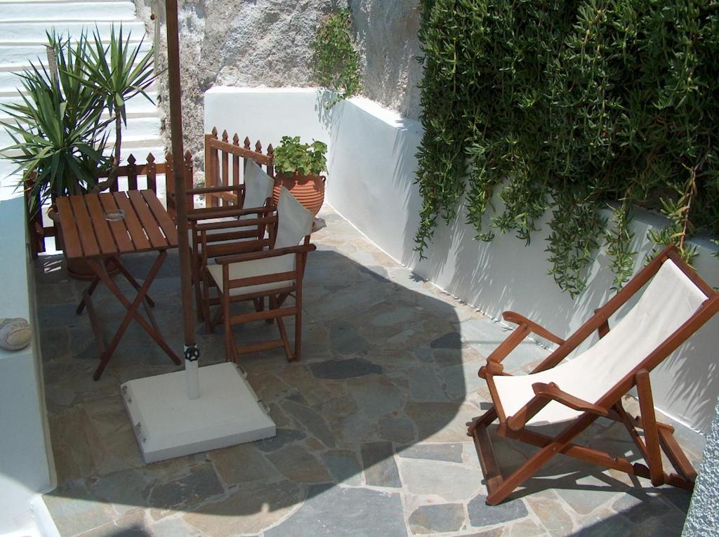Patio nebo venkovní prostory v ubytování Villa Notos