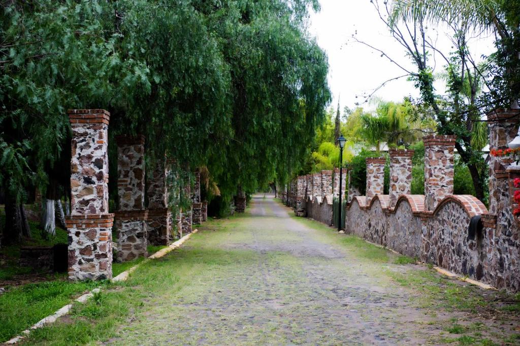 Zahrada ubytování Hotel Ex Hacienda La Pitaya Querétaro